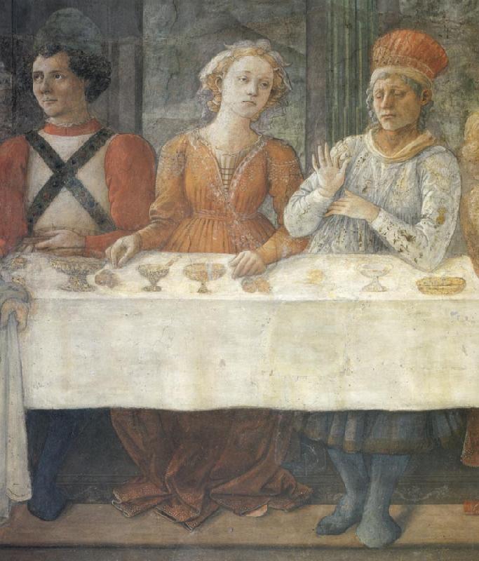 Fra Filippo Lippi Details of The Feast of Herod